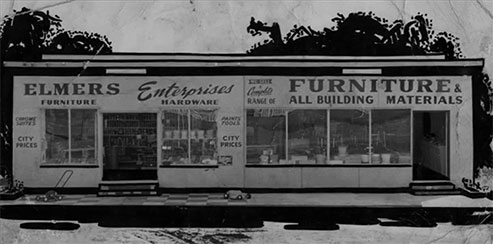 The first retail shopfront in Rocky Street