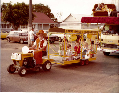 Spring Festival Floats - Dad was a great supporter of the local community.